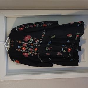 Black long top/short dress (ZARA)